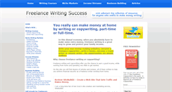 Desktop Screenshot of freelancewritingsuccess.com