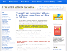 Tablet Screenshot of freelancewritingsuccess.com